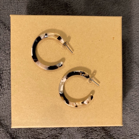 Machete Jewelry - NWOT Tortiseshell Hoop Earrings